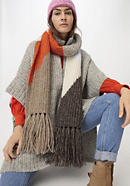 Alpaca scarf with organic cotton