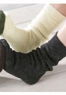 Hiking socks made from pure organic merino wool