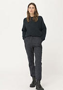 Jog pants made from organic cotton with linen