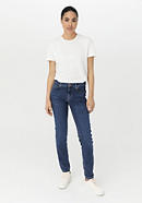 LINA Mid Rise Skinny jeans made from organic denim