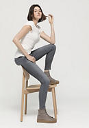 Lina Mid Rise Skinny jeans in organic denim