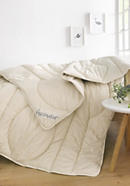 Linen summer blanket with organic cotton