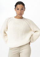Organic cotton and organic merino wool raglan sweater