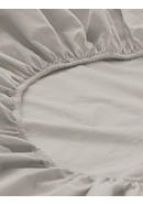 Percale fitted sheet made from pure organic cotton