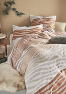 Satin bed linen set Horizon made from pure organic cotton