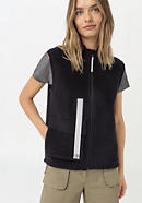 Soft fleece vest made from pure organic cotton