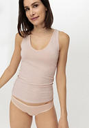 V-neck tank top made from organic cotton and Tencel™ modal