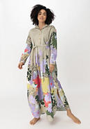 WUNDERKIND X HESSNATUR Shirt dress in maxi length with a print made from pure organic cotton