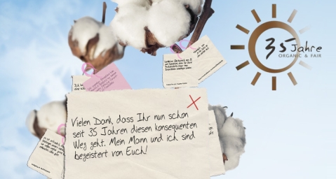 Glückwünsche zum 35jährigen Jubiläum hessnatur Magazin