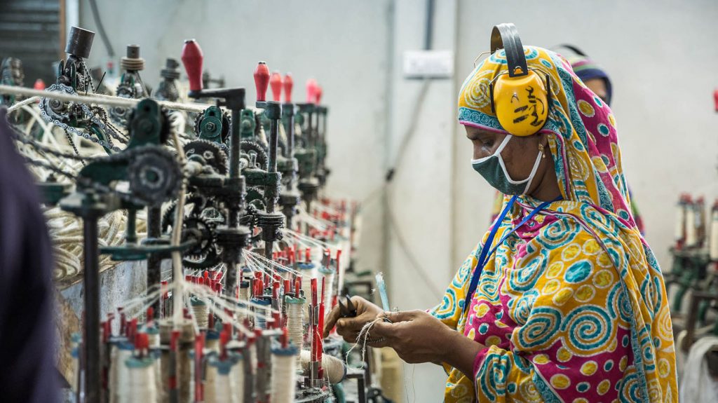 hessnatur Produktion der Selvedge Jeans in Bangladesch