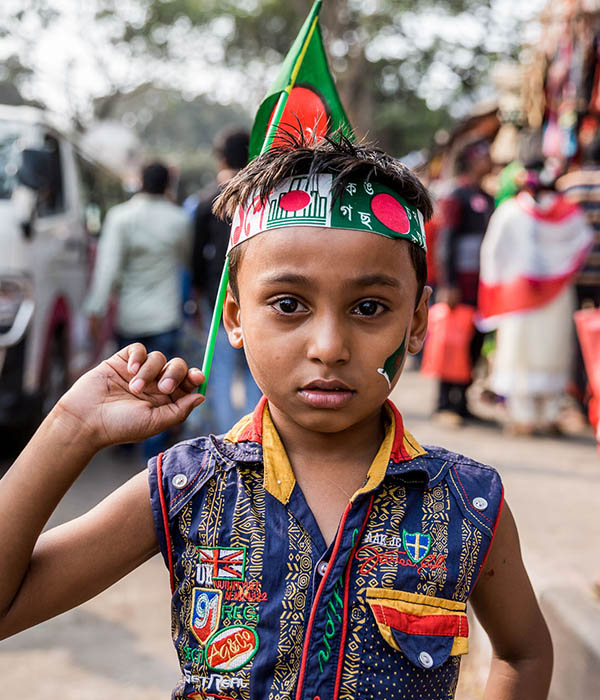 Bangladesch Feiertag Kind