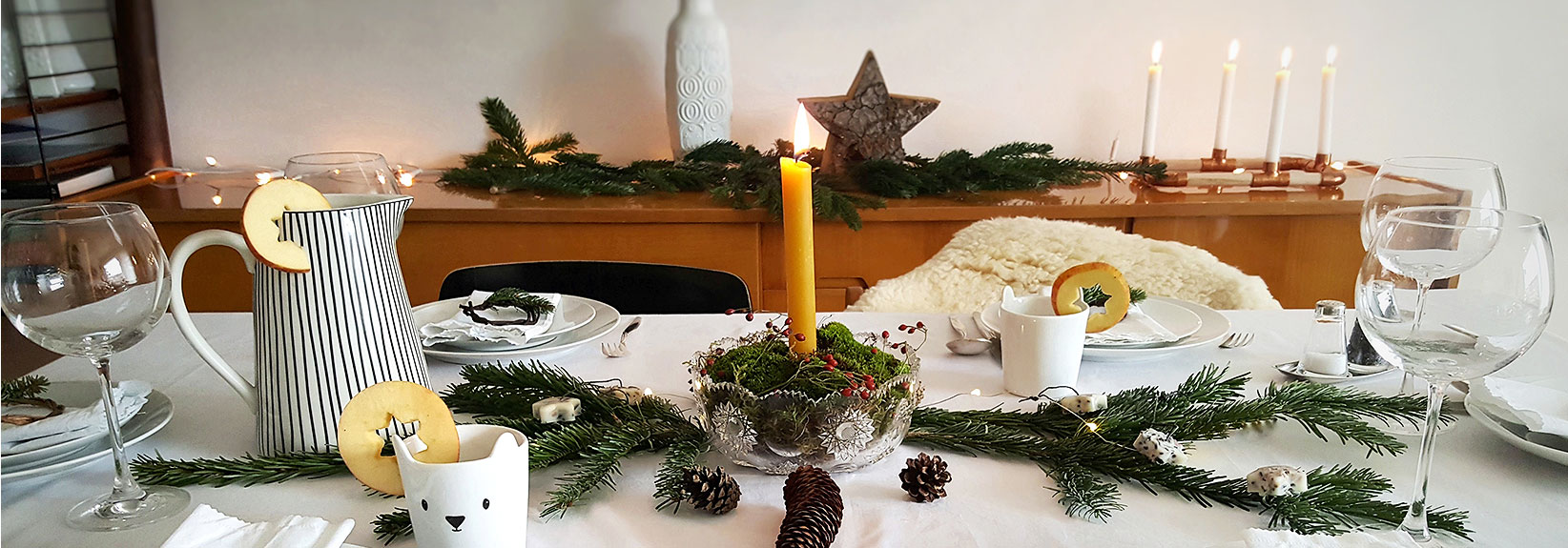 Diy Weihnachten Nachhaltige Tischdekoration Basteln