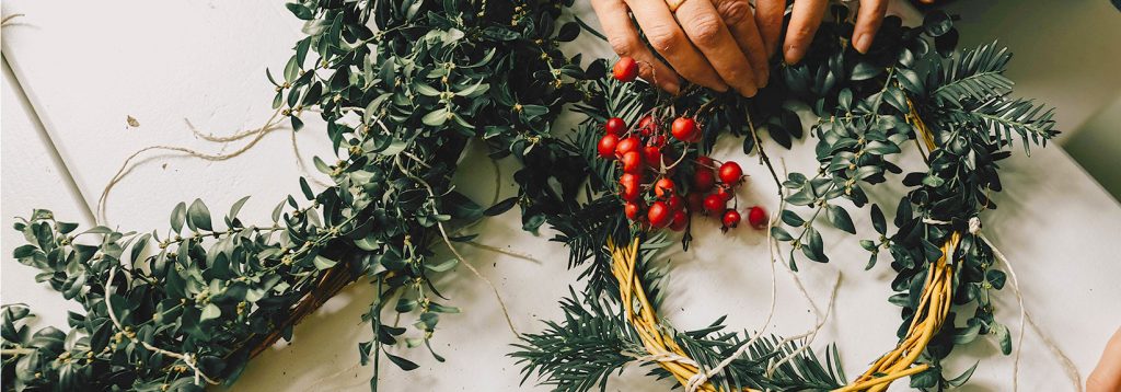 hessnatur Wasteless X-Mas Weihnachtskränze