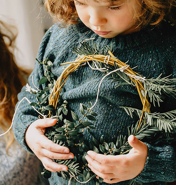 hessnatur Wasteless X-Mas Weihnachtskränze