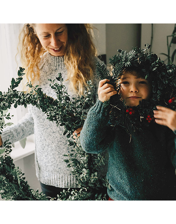 hessnatur Wasteless X-Mas Weihnachtskränze